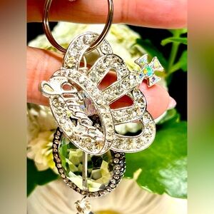 Keychain purse iced crown theme/Princess